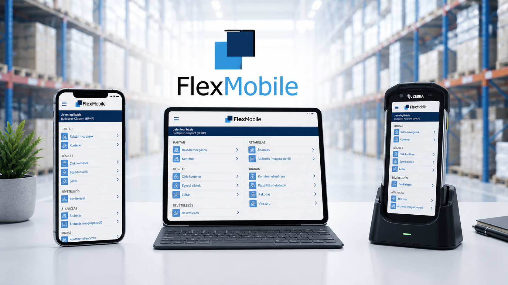 FlexMobile alkalmazás mobil eszközökön